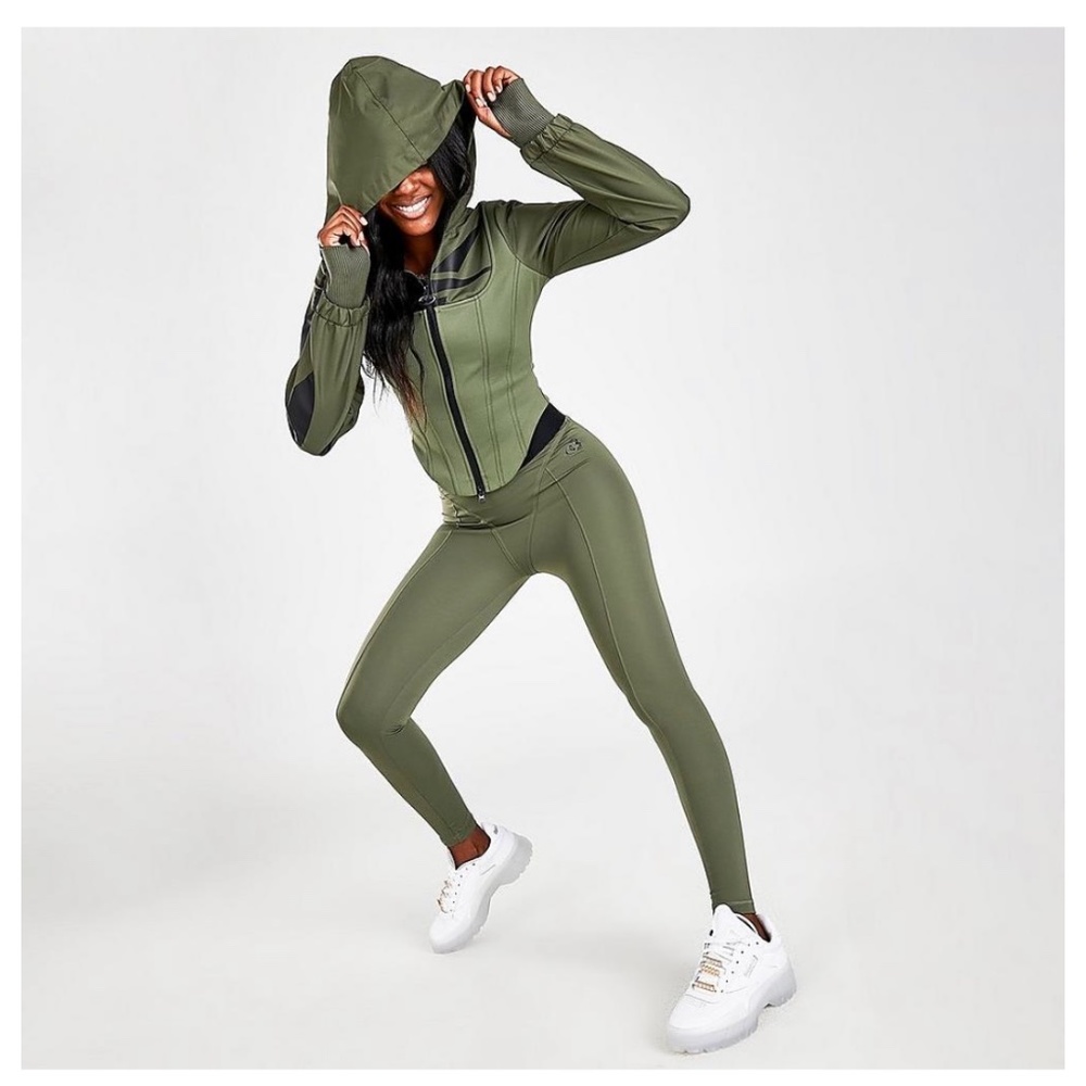 Green Cardi B outfit size large